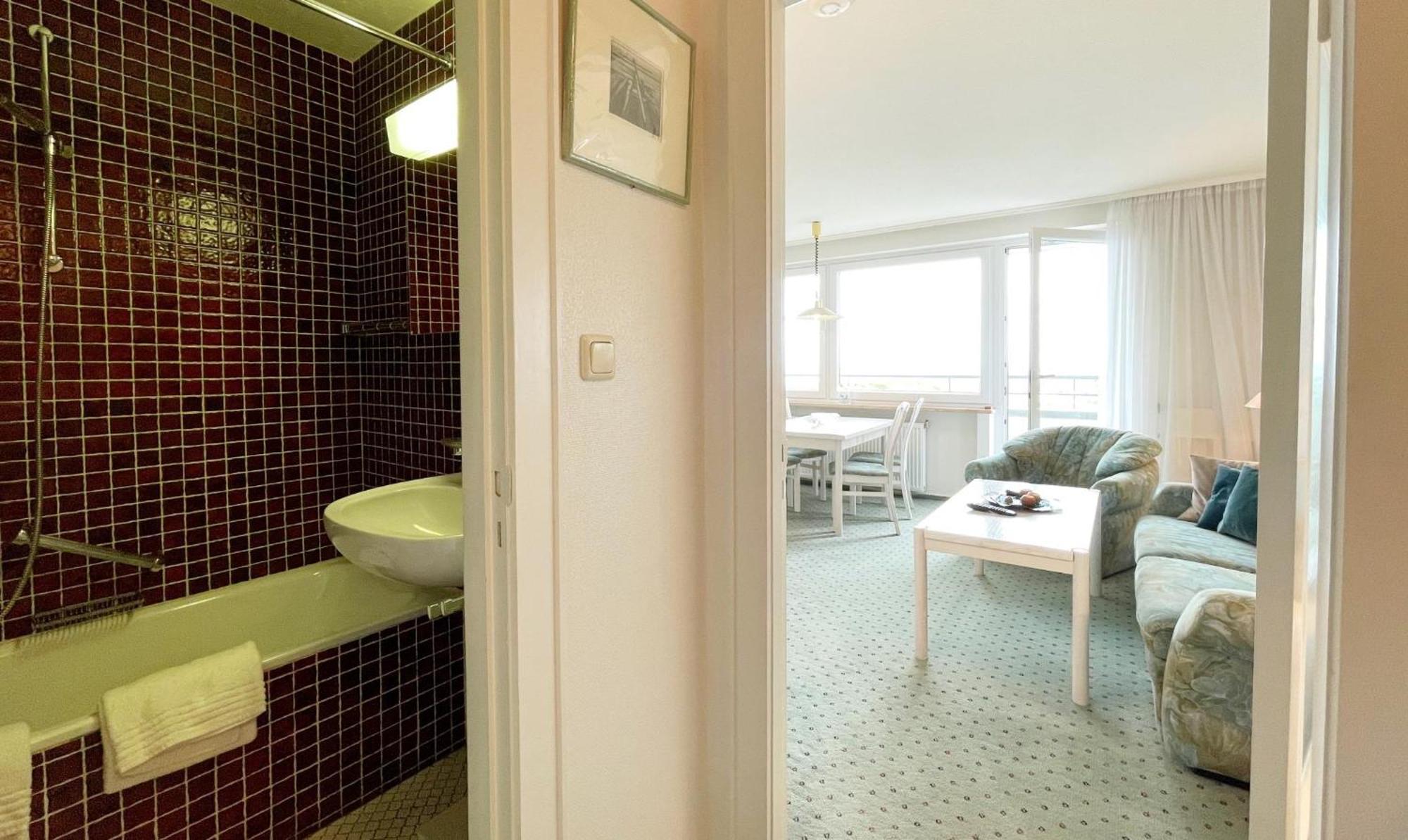 Ferienwohnung In Westerland Mit Meerblick Und Balkon المظهر الخارجي الصورة